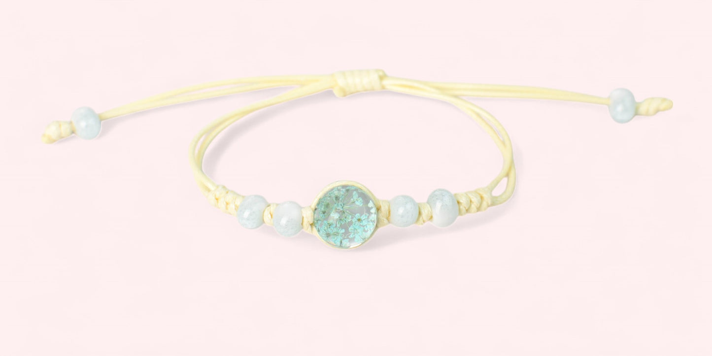 Handcrafted Floral Charm Beaded Bracelets with Small Flowers – Adjustable and Vibrant, boho jewelry, spiritual accessories, unique gift, artisan handmade jewelry