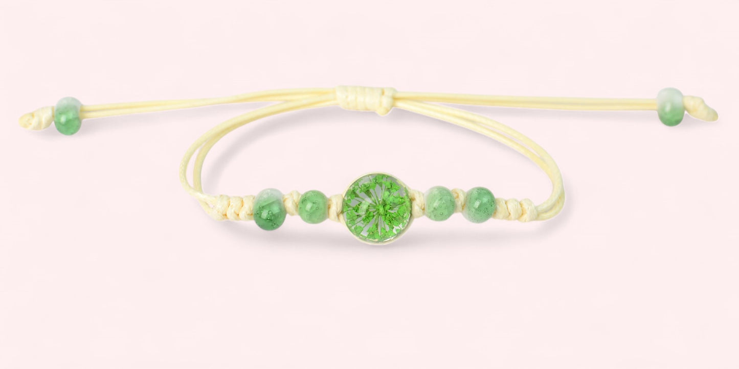 Handcrafted Floral Charm Beaded Bracelets with Small Flowers – Adjustable and Vibrant, boho jewelry, spiritual accessories, unique gift, artisan handmade jewelry