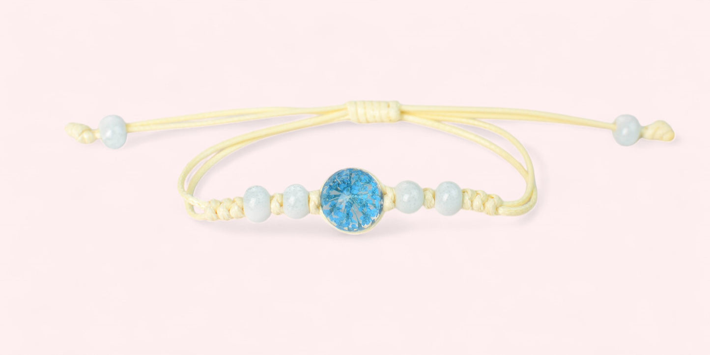 Handcrafted Floral Charm Beaded Bracelets with Small Flowers – Adjustable and Vibrant, boho jewelry, spiritual accessories, unique gift, artisan handmade jewelry
