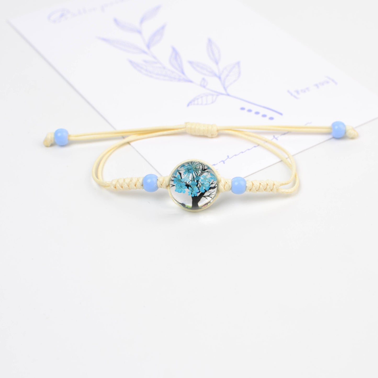 Handmade Floral Resin Adjustable Bracelets with Natural Dried Flowers, Customizable floral jewelry, Nature-inspired jewelry, Unique handmade gifts, Eco-friendly accessories, Dried flower jewelry