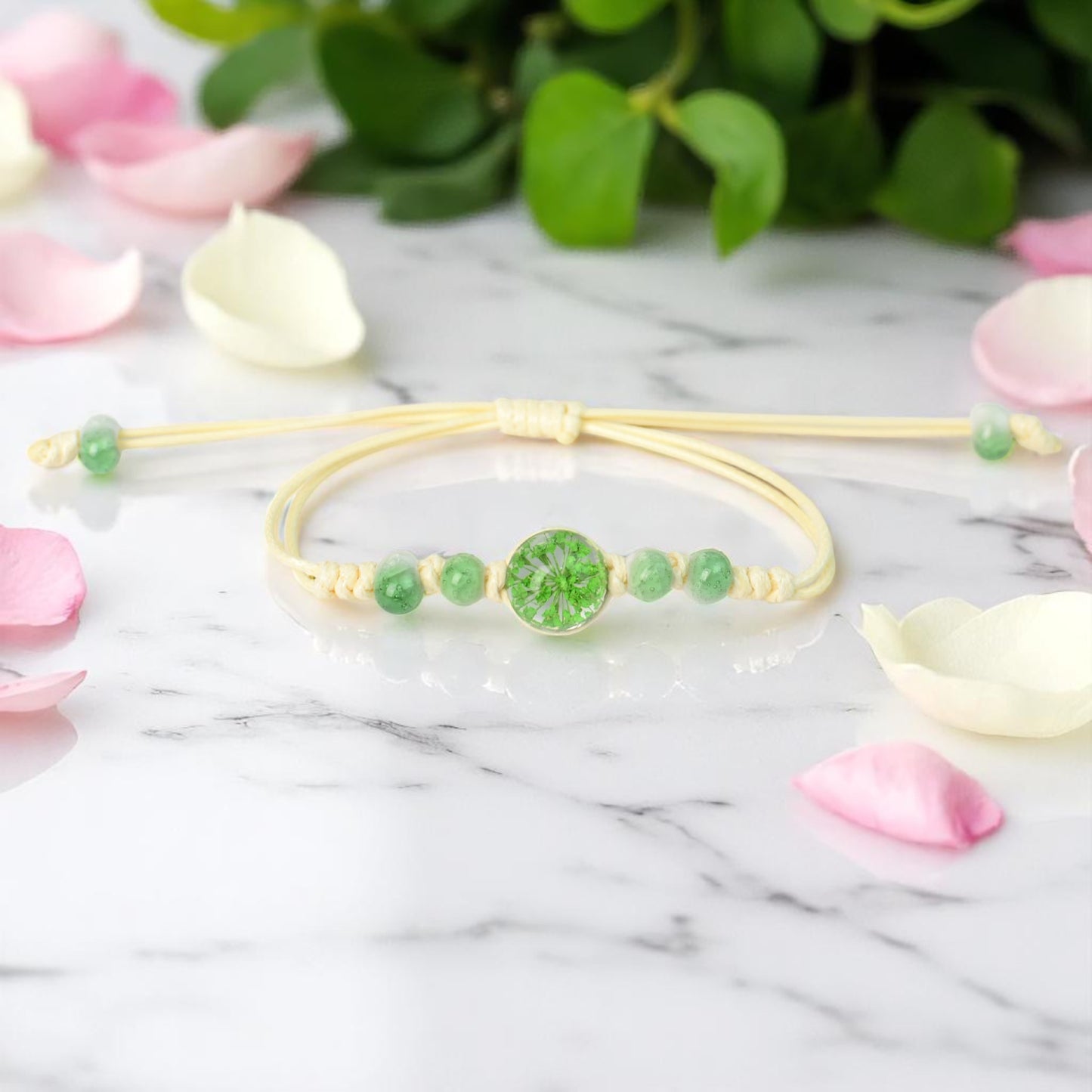 Handcrafted Floral Charm Beaded Bracelets with Small Flowers – Adjustable and Vibrant, boho jewelry, spiritual accessories, unique gift, artisan handmade jewelry