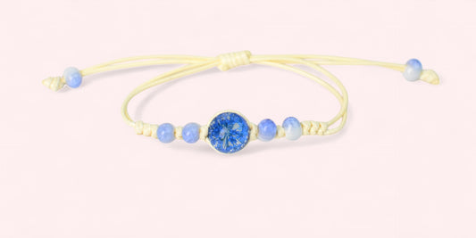 Handcrafted Floral Charm Beaded Bracelets with Small Flowers – Adjustable and Vibrant, boho jewelry, spiritual accessories, unique gift, artisan handmade jewelry