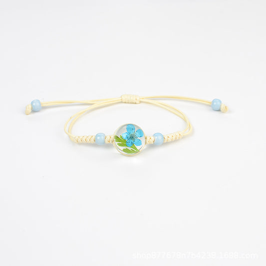 Handcrafted Floral Resin Adjustable Bracelets with Flower and Leaf – Nature-Inspired Jewelry, Unique Gift Ideas, Real Flower Encased in Resin, Handcrafted Resin Bracelets,