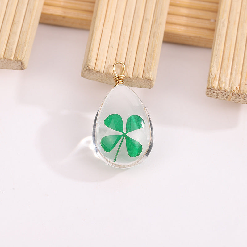 Handmade Dried Flower Resin Teardrop Necklace – Colorful Nature-Inspired Jewelry Charms, Unique Jewelry, Eco-Friendly Necklace, Colorful Floral Pendant
