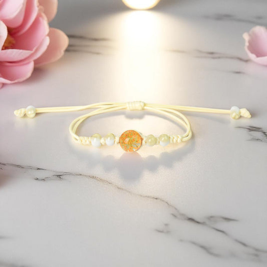 Handcrafted Floral Charm Beaded Bracelets with Small Flowers – Adjustable and Vibrant, boho jewelry, spiritual accessories, unique gift, artisan handmade jewelry