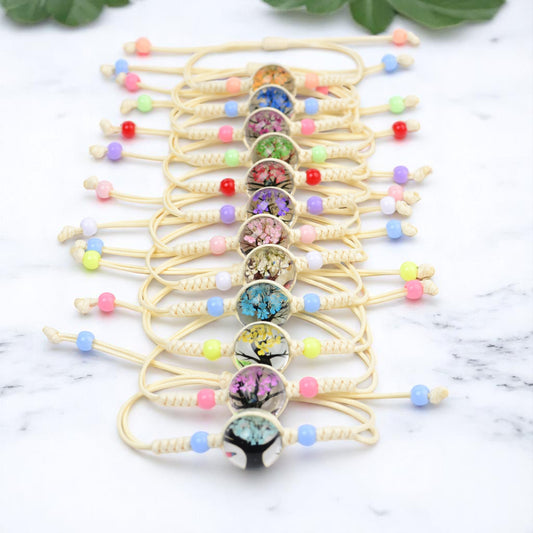 Handmade Floral Resin Adjustable Bracelets with Natural Dried Flowers, Customizable floral jewelry, Nature-inspired jewelry, Unique handmade gifts, Eco-friendly accessories, Dried flower jewelry